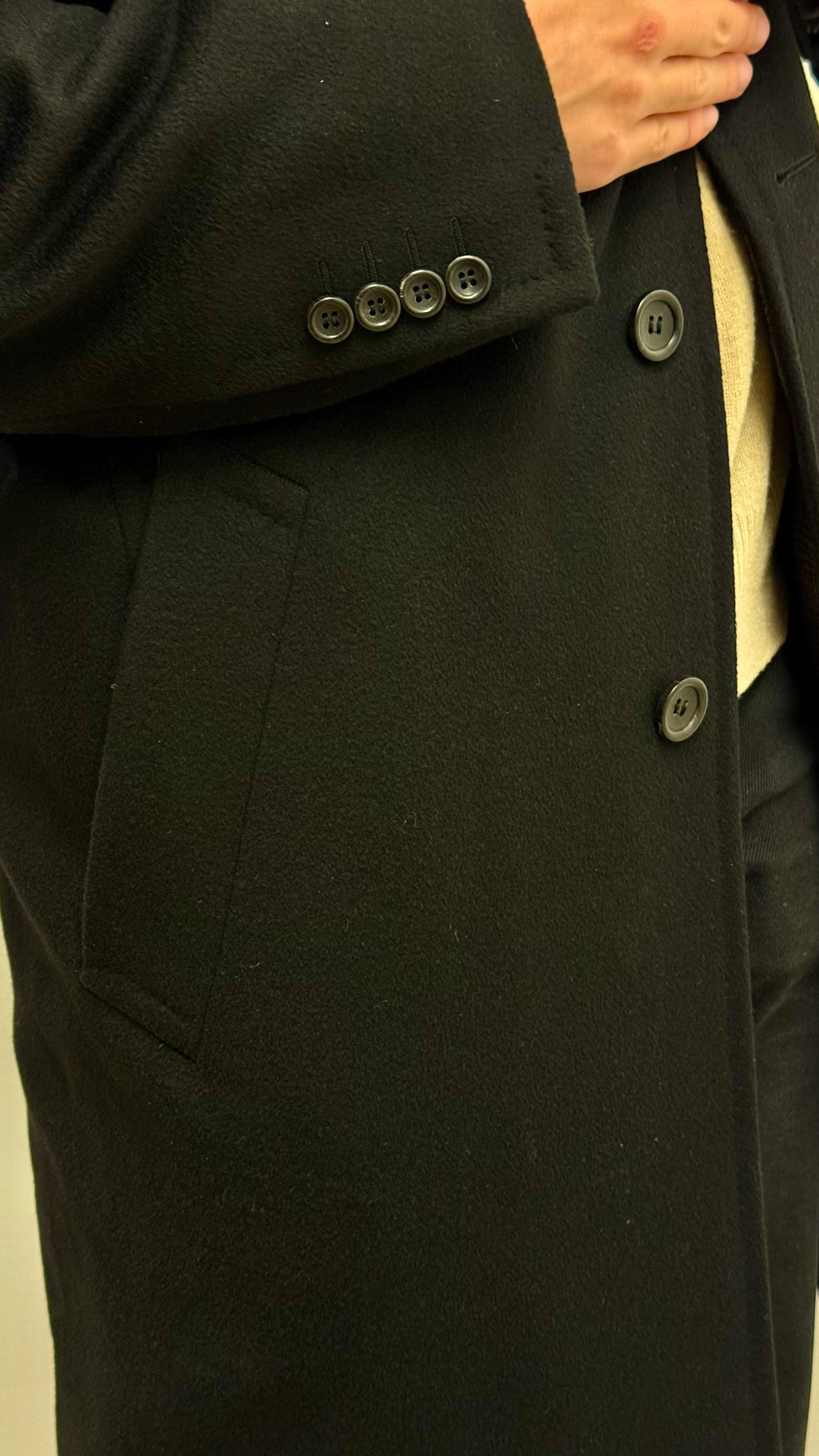 Canali Kei Single Breasted Wool Cashmere Topcoat