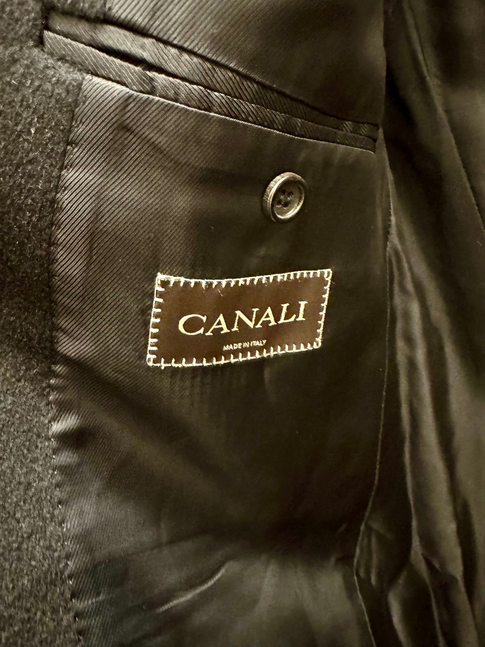 Canali Kei Single Breasted Wool Cashmere Topcoat