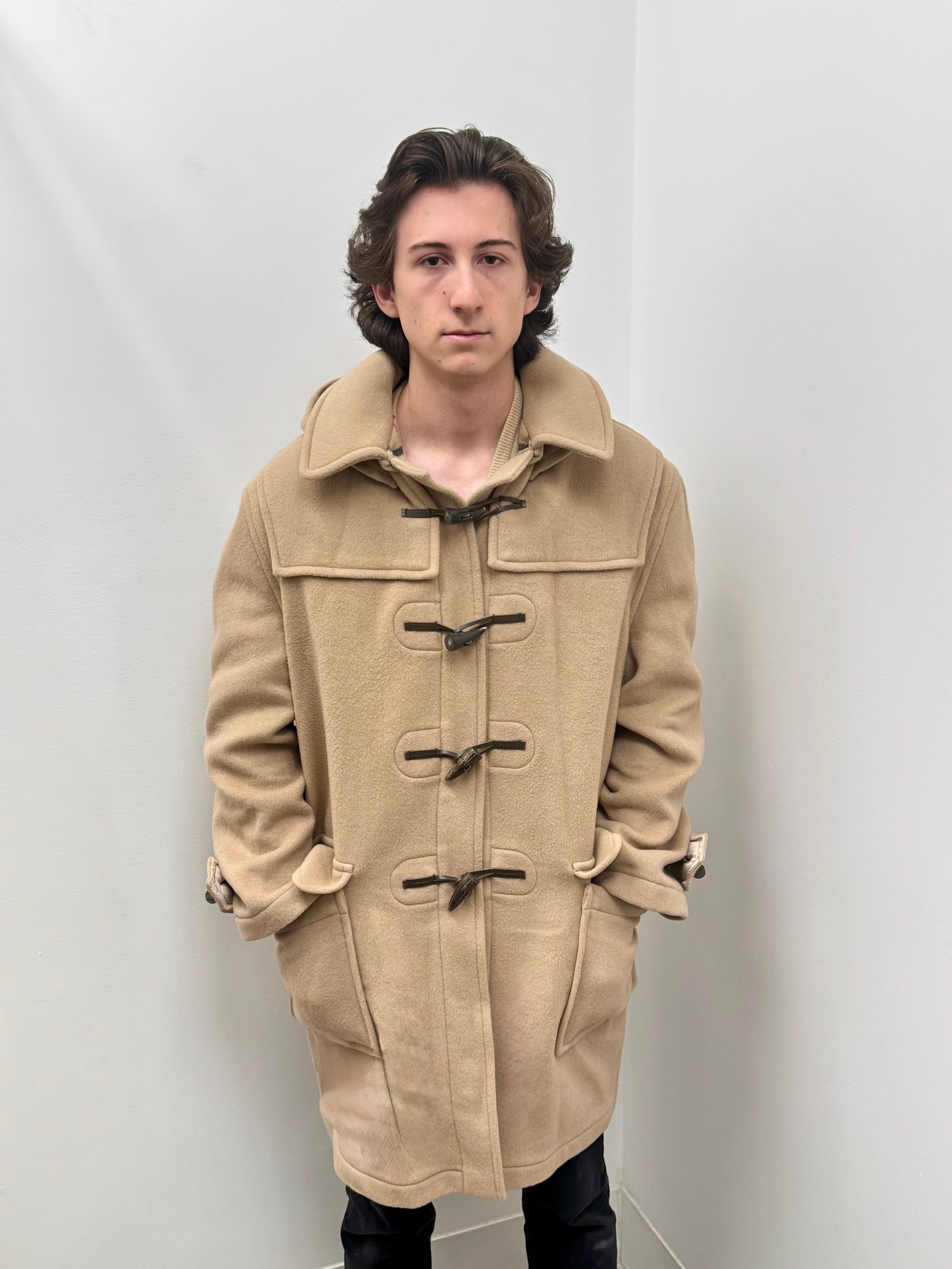 Burberry Hooded Camel Wool Duffle Coat – Corner Luxe Consignment