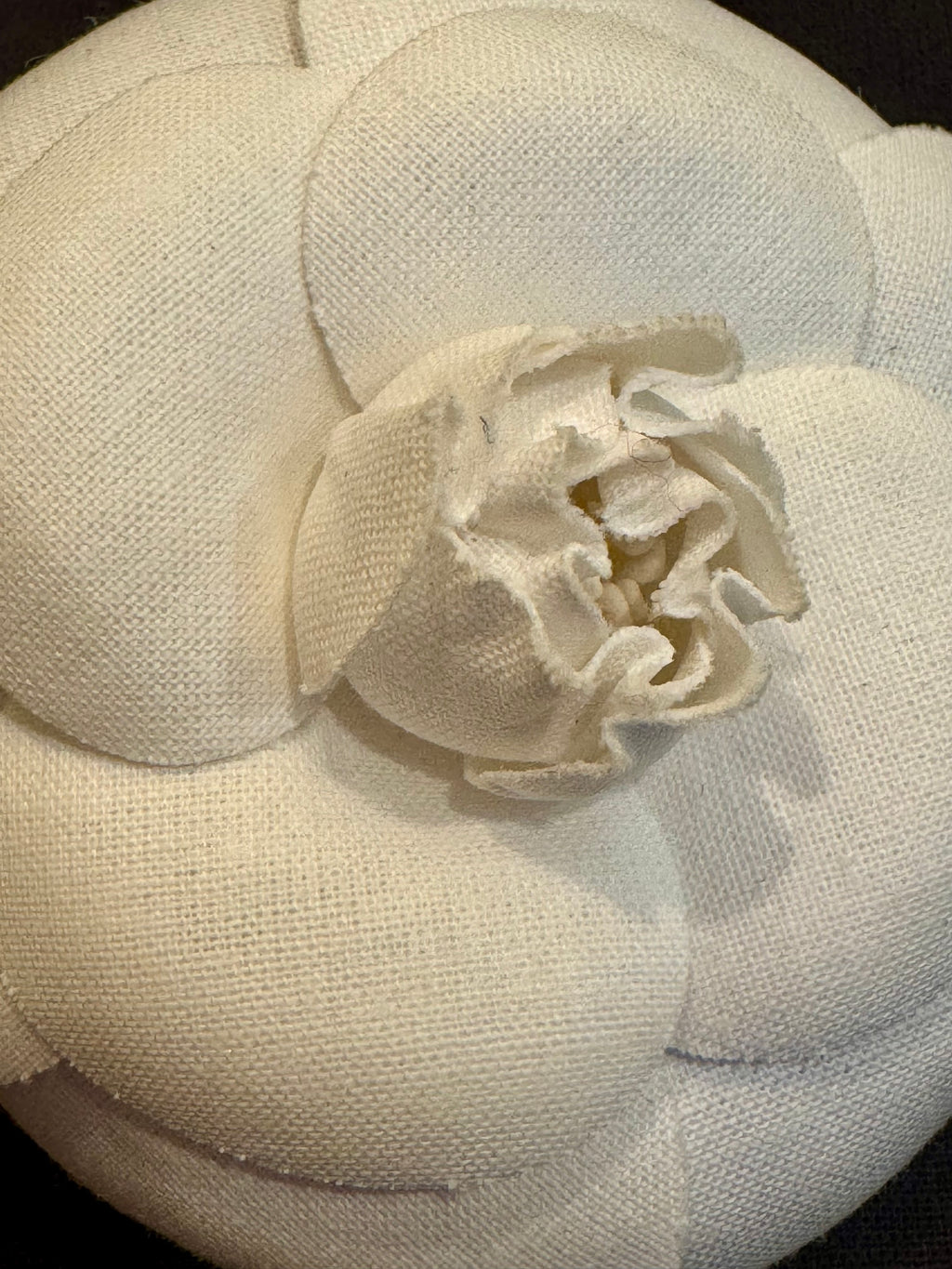 Chanel Camellia Brooch with Pin and Box