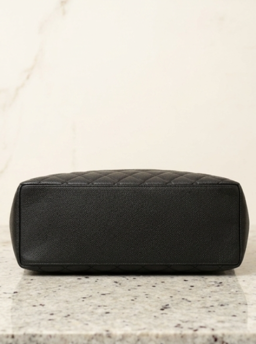 Chanel Grand Shopping Tote (GST), Black Caviar with Gold Hardware