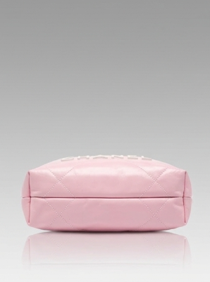 Chanel 22 Mini Hobo Bag, White and Pink Ombré Patent Calfskin