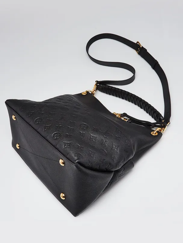 Louis Vuitton Maida Hobo Bag in Black Monogram Empreinte Leather