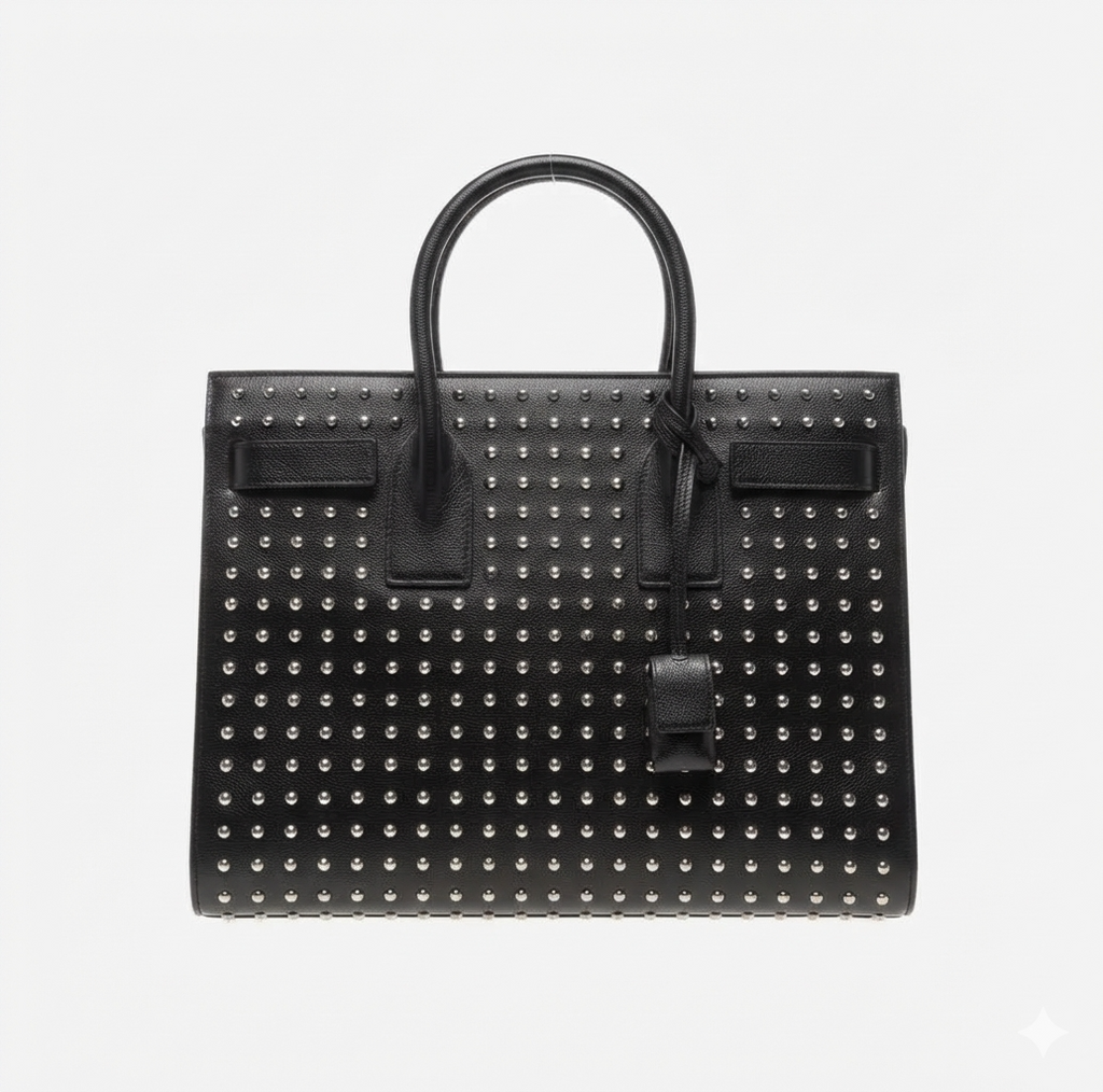 Saint Laurent Studded Small Sac de Jour Tote Bag