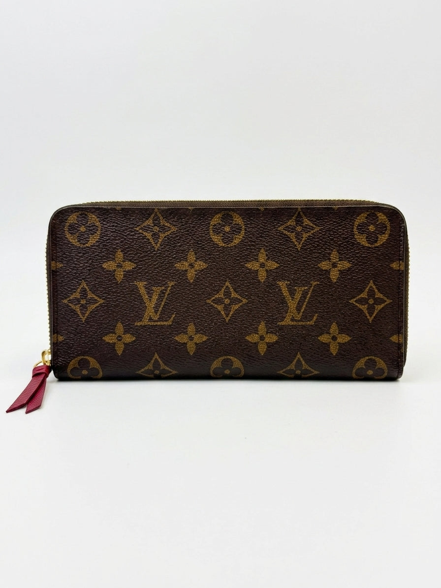 Louis Vuitton Monogram Clémence Wallet – Fuchsia