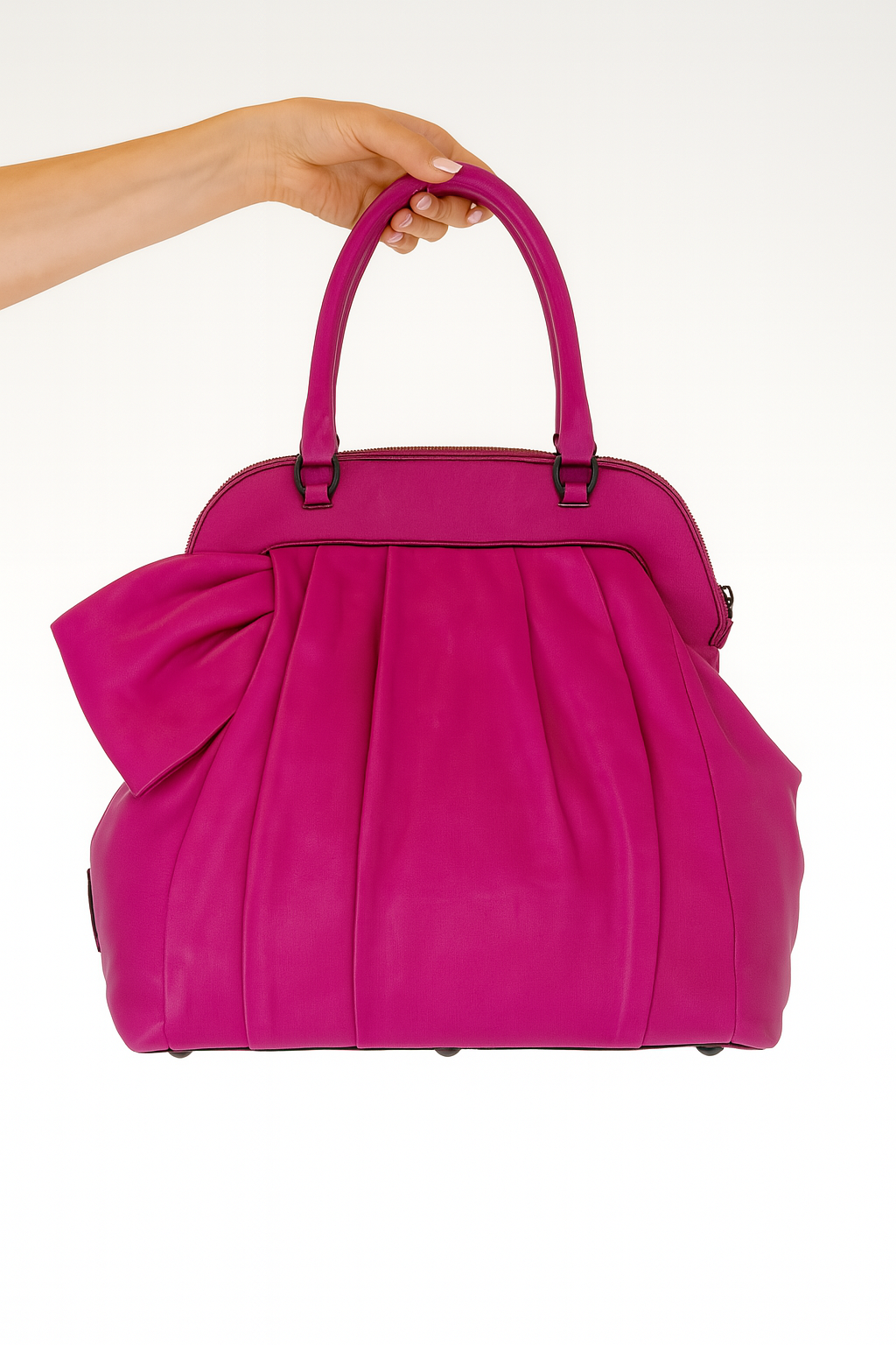 Valentino Fuschia Pink Bow Bag