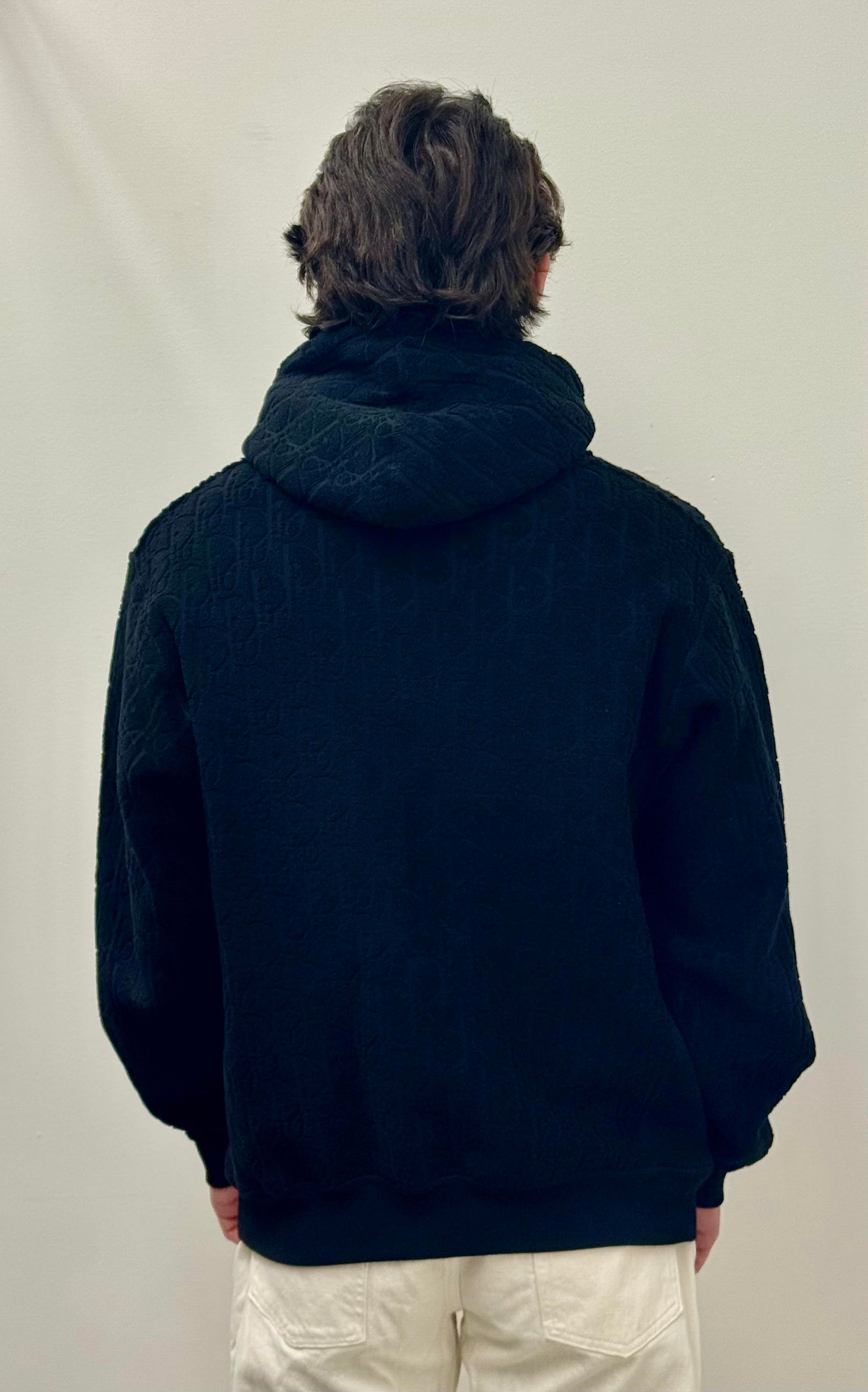 Dior Oblique Black Jacquard Terry Hoodie