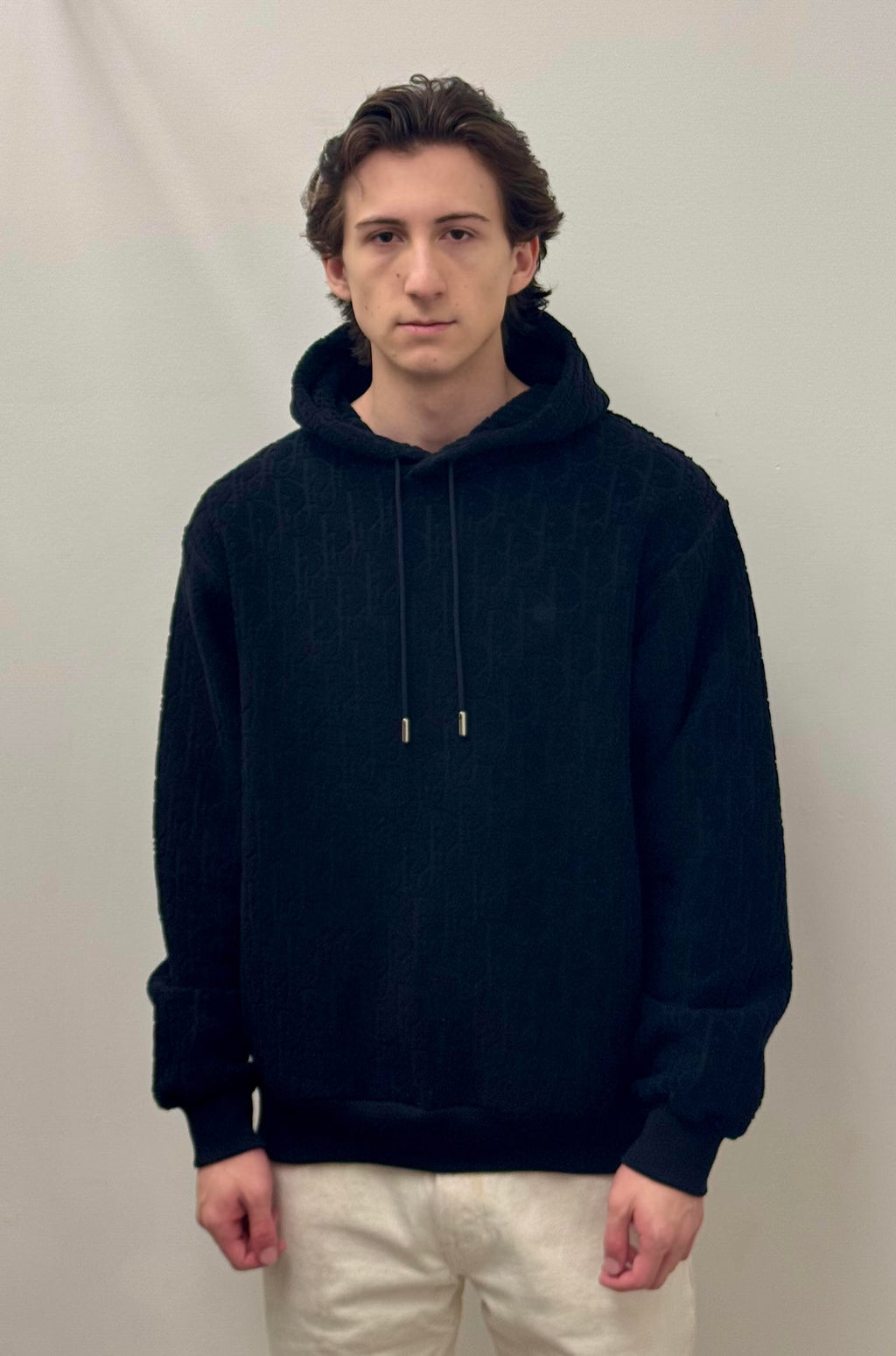 Dior Oblique Black Jacquard Terry Hoodie