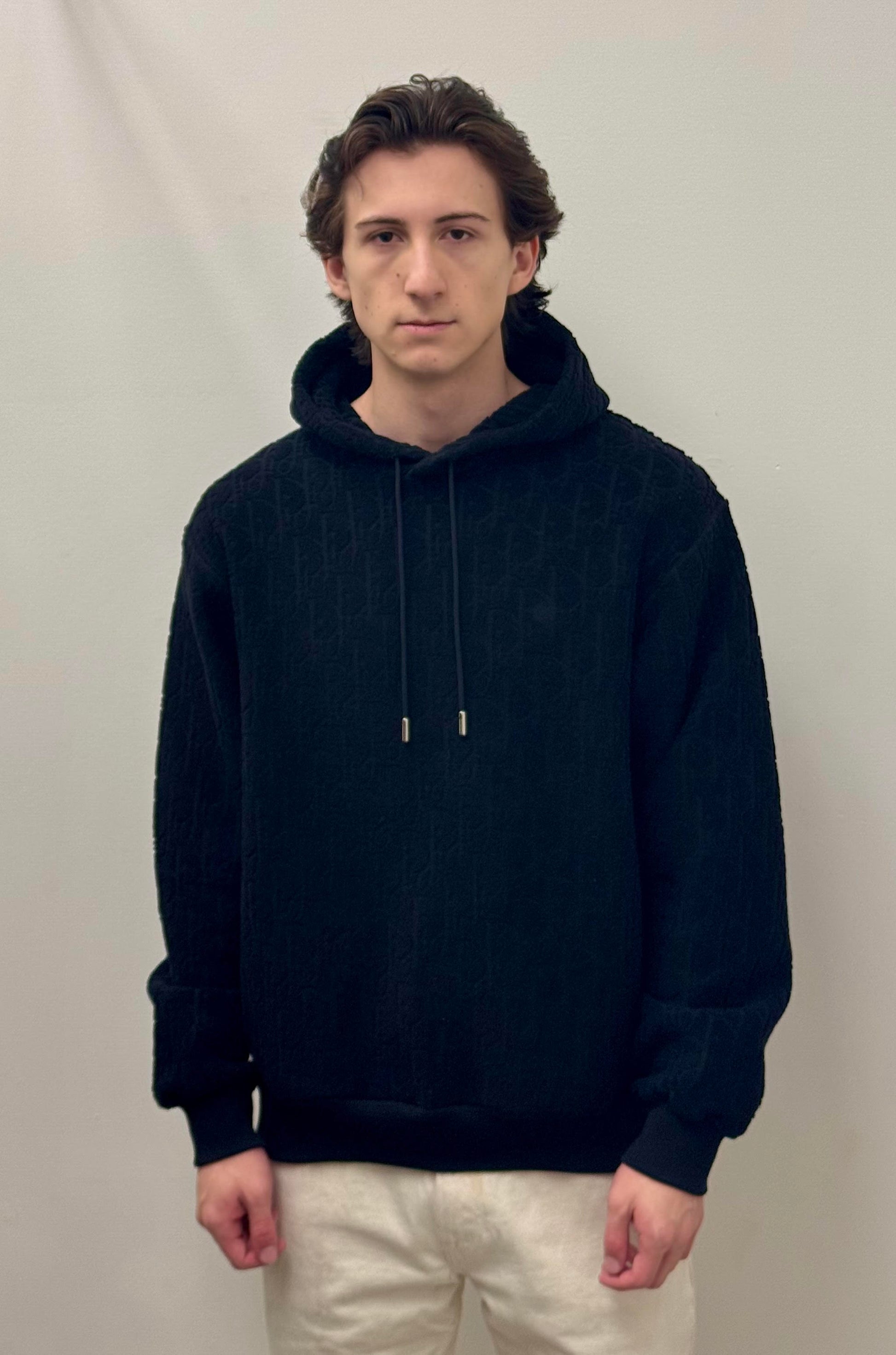 Dior Oblique Black Jacquard Terry Hoodie