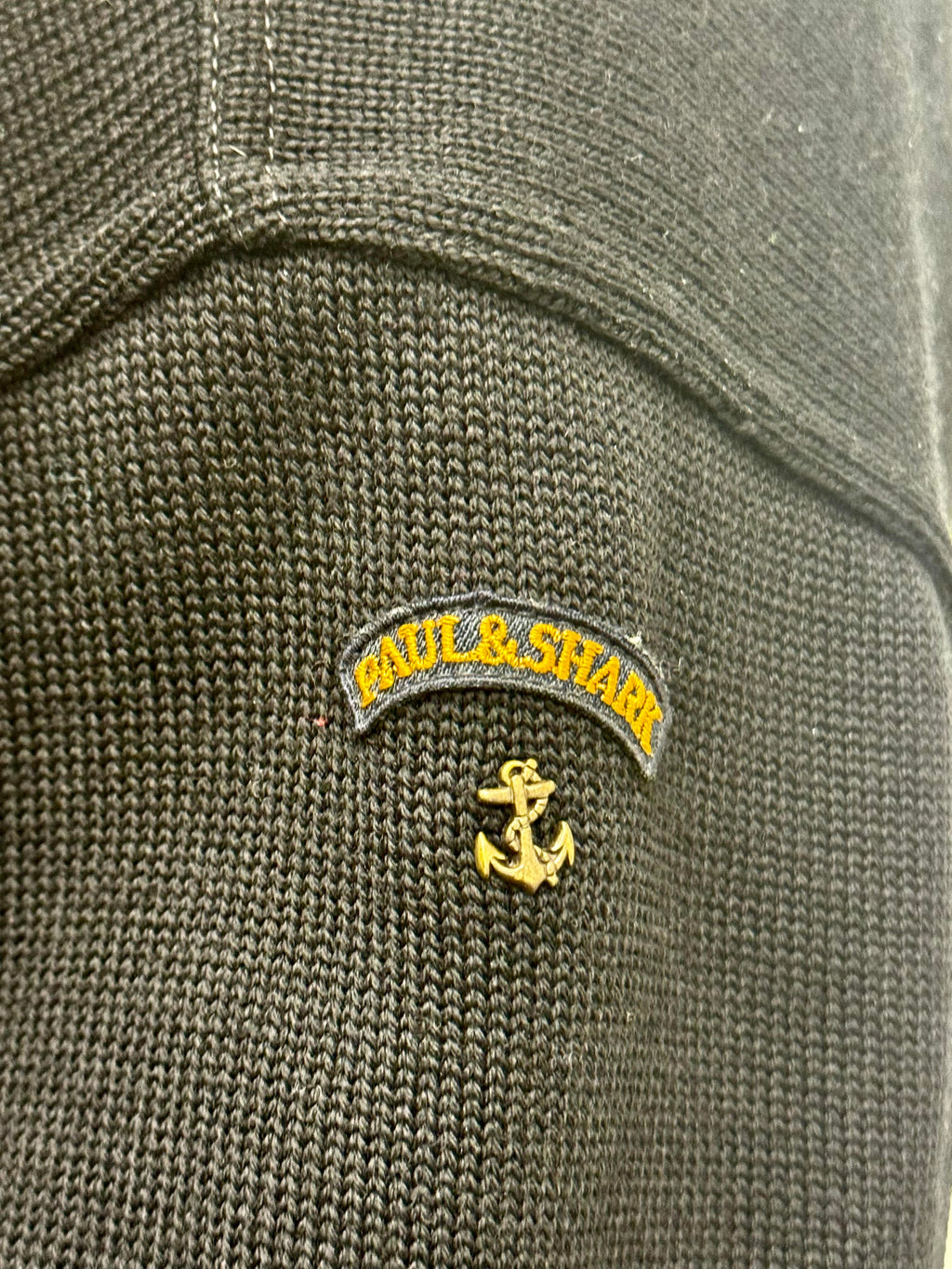 Paul and Shark Full Zip Wool Blend Cardigan Bomber