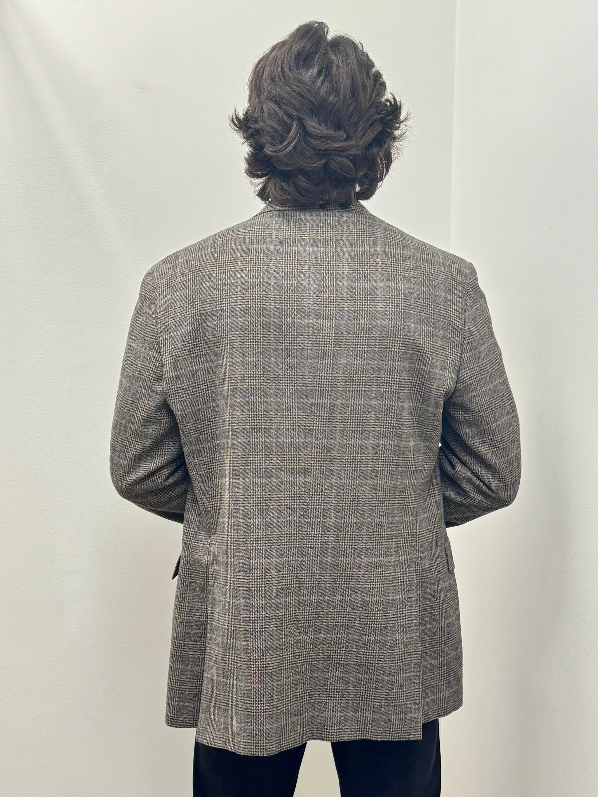 Canali Wool Blend Glen Check Sport Coat