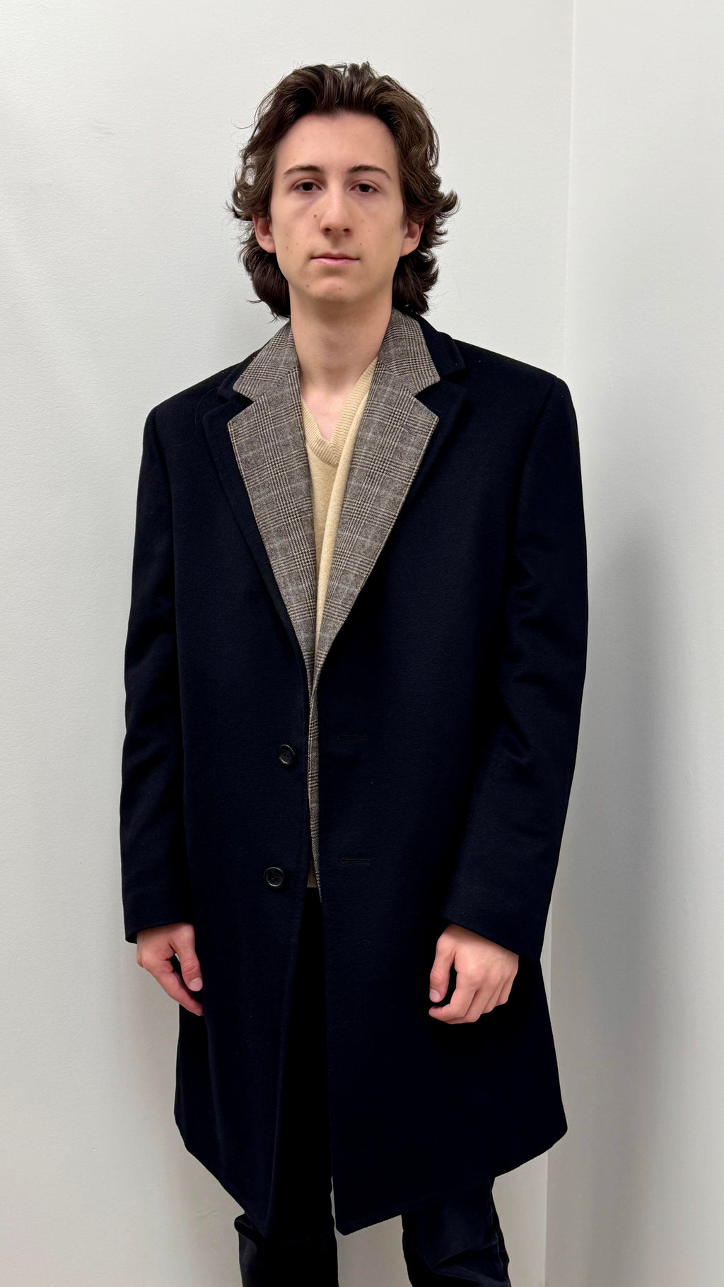 Canali Wool Blend Glen Check Sport Coat