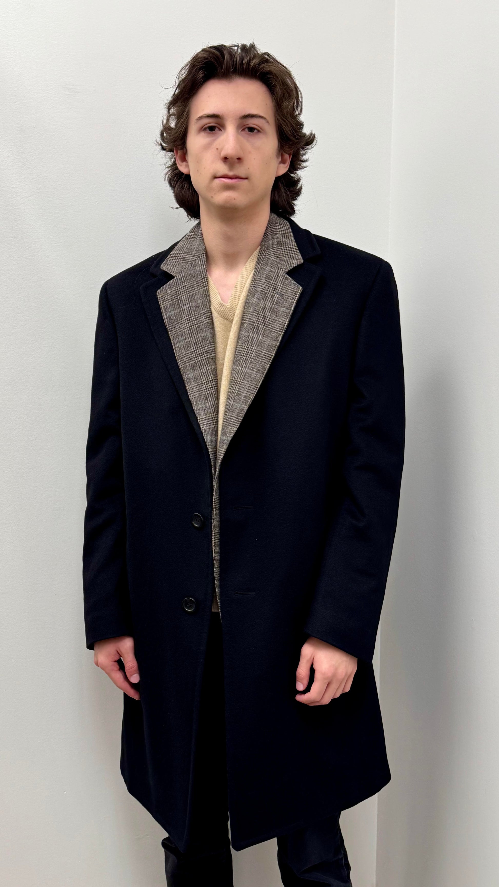 Canali Wool Blend Glen Check Sport Coat